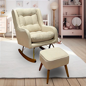 Poltrona Mari + Puff Maju