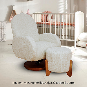 Poltrona Melina + Puff Maitê