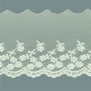 Bordado em Tule Artepunto BT008 8cm x 13,7mts