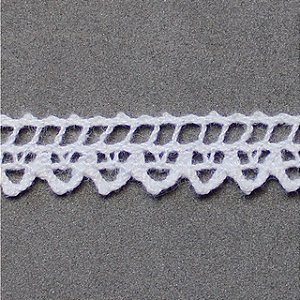 Renda Algodão Artepunto RA027 0,9 Cm C/10 Mts