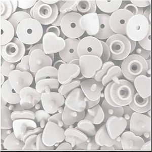 Botão De Pressão Ritas Coração 12mm Pct C/50 Und