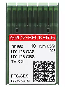 Agulha de Maquina Groz Beckert para Costura UY128