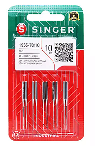 Agulha de Maquina Singer 1955 Cabo Grosso C/10 Und