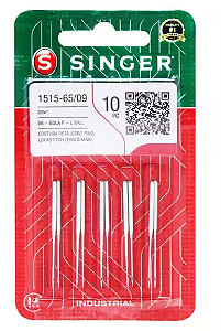 Agulha de Maquina Singer 1515 Reta Cabo Fino C/10 Und
