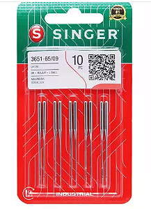 Agulha de Maquina Singer 3651 Galoneira C/10 Und