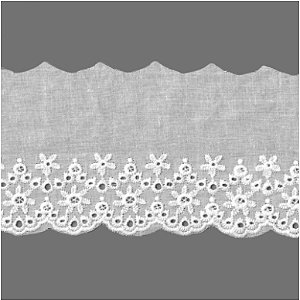 Bordado Ingles de Algodão Importado C/13,7 Metros PART.04