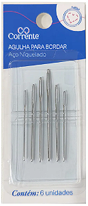 Kit Agulha Bordado Coats Com 6und