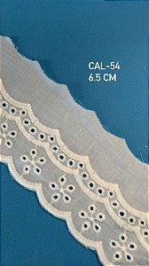 Bordado Inglês Algodão CAL-54 c/13,7 mt
