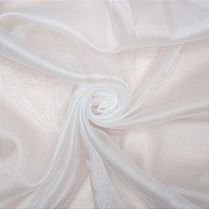 Organza Cristal Branco Metro