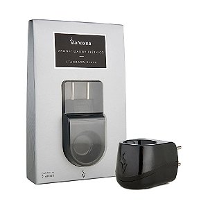 Difusor Aromatizador Elétrico Bivolt Colors Terracota Via Aroma - Preto