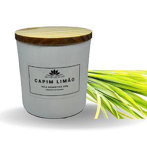 Vela Aromática Capim Limão - 200g