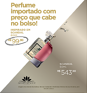 Perfume Art Decor Scent - Inspirado em Scandal 60ml