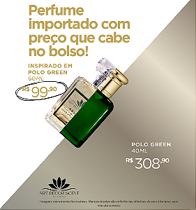 Perfume Importado Art Decor Scent - Inspirado em Polo Green 60ml