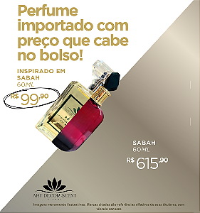 Perfume Importado Inspirado em Sabah - 60ml