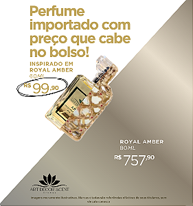 Perfume Imported Inspirado em Royal Amber - 60ml