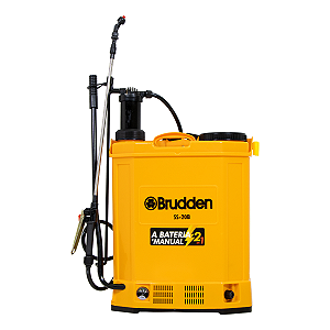 Pulverizador Agrícola Costal 20L Bateria e Manual SS 20B Brudden