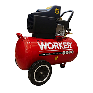 Motocompressor de Ar 8,4 pés 50L 2hp 120 Libras CAW 050 Worker