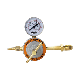 Regulador De Pressão Para GLP 45kg Com Manômetro Lynus