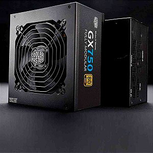 Fonte ATX Modular 750W GX Gold 80 Plus Gold Cooler Master