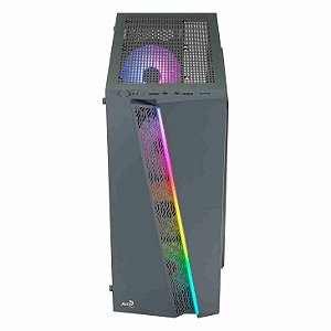 Gabinete Gamer Aerocool Blade RGB Vidro Preto