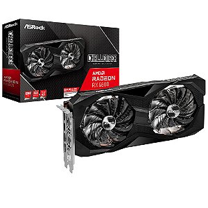 Placa de Vídeo ASRock AMD Radeon RX 6600 Challenger , D 8GB GDDR6