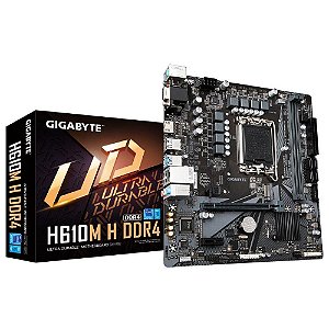 PLACA MAE GIGABYTE H610M H INTEL LGA 1700 DDR4