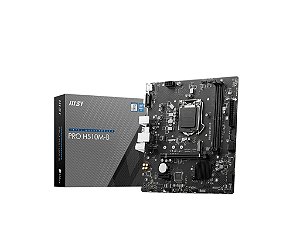 PLACA MAE MSI PRO H510M-B - CHIPSET H470 - INTEL 1200 - SOMENTE 10 GER - DDR4 - MATX - M.2 -VGA/HDMI