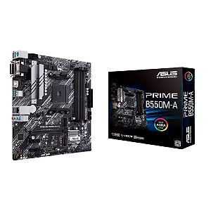 Placa-Mãe Asus Prime B550M-A AMD AM4 DDR4 HDMI M.2