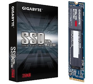 SSD GIGABYTE 256GB M.2 2280 NVME PCIE 3.0 LEITURA 1700MB/S GRAVACAO 1100MB/S - GP-GSM2NE3256GNTD