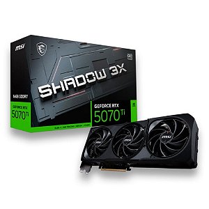 Placa de Vídeo MSI RTX 5070 Ti Shadow 16GB OC