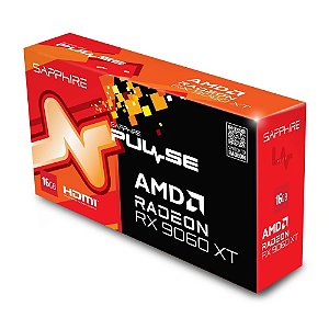 Placa de vídeo Sapphire PULSE Radeon RX 9060 XT OC 16GB GDDR6