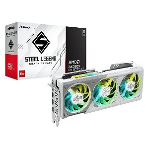 Placa de Vídeo AMD Radeon RX 9070 XT Steel Legend 16GB