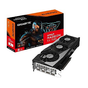 Placa de vídeo Gigabyte AMD Radeon RX 7600 Gaming OC 8GB