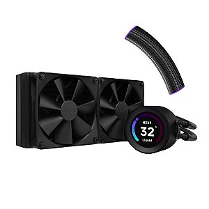 Water Cooler NZXT Kraken Elite 240 RGB LCD Com 2 Fans Preto
