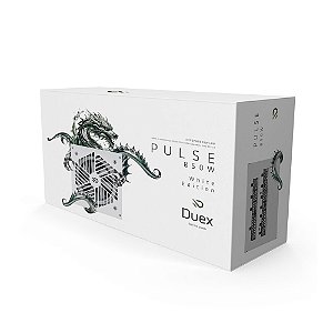 Fonte Duex Pulse Pro 850W White ATX 3.1 Cybenetics Gold 100% MODULAR