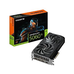Placa de Vídeo GIGABYTE GeForce RTX 5060 Ti WINDFORCE 16GB GDDR7