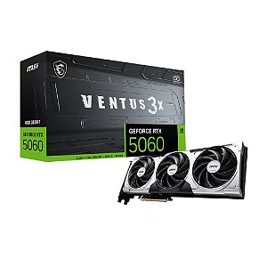 Placa de Vídeo MSI RTX 5060 8GB GDDR7 Ventus 3X OC