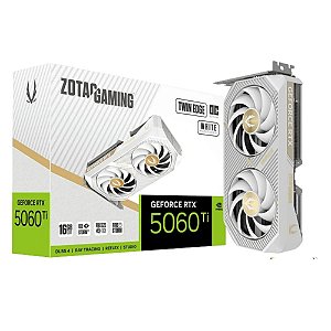 Placa de Vídeo Zotac RTX 5060 Ti 16GB Twin Edge OC White