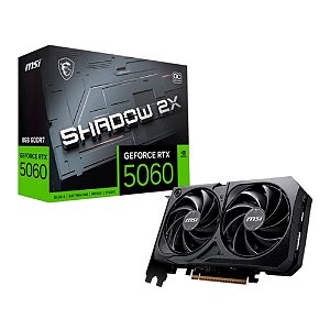 Placa de Vídeo MSI RTX 5060 Shadow 2X OC 8GB GDDR7