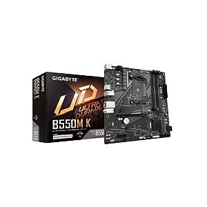 Placa-Mãe Gigabyte B550M K AM4 DDR4 M.2 HDMI