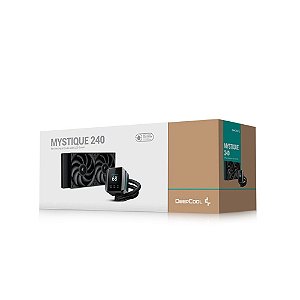Water Cooler DeepCool Mystique 240A ARGB LCD 240mm PRETO