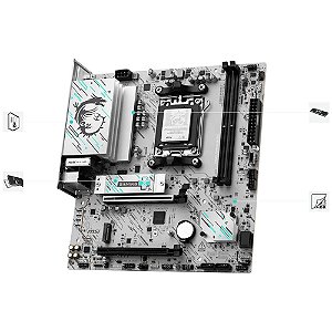 Placa Mãe MSI B840M Gaming WiFi 6E AM5 DDR5 mATX