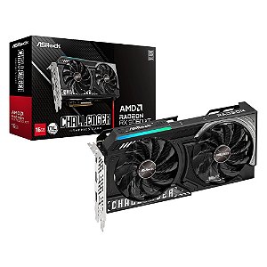 Placa de Vídeo AsRock RX 9060 XT Challenger OC 16GB GDDR6