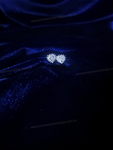 Brinco Coração 9mm Cravejado – Zircônia Branca Prata 925