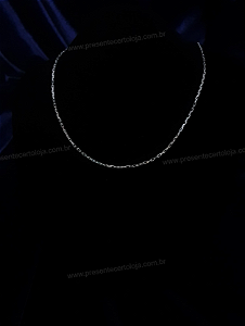 Corrente Masculina Estilo Cartier – 1,8mm | 70cm | Prata 925