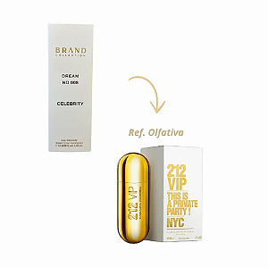 Brand Collection 009 - Perfume Feminino (Ref. Olfativa 212 Vip) 30ml
