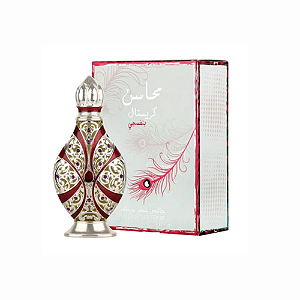 Mahasin Crystal Violet Attar Lattafa - Perfume à Óleo Feminino Árabe
