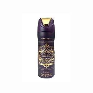 Bade'e Al Oud Amethyst de Lattafa - Perfume Árabe Unissex em Aerosol (Ref. olfativa Atomic Rose Initio)