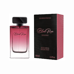 Black Rose For Women Eau de Parfum New Brand - Perfume Feminino (Ref. Olfativa Narciso Noir Rose) 100ml