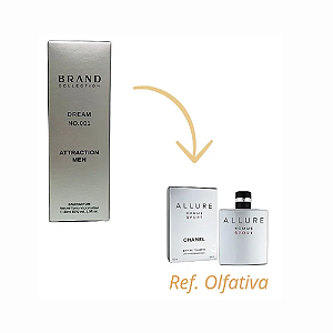 Brand Collection 001- Perfume Masculino (Ref. Olfativa Allure Homme Sport) 30ml